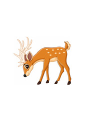 Cute deer cartoon.ai