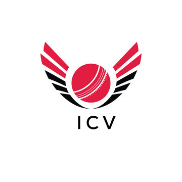 ICV Cricket Company logo. ICV Tournament and Team logo design and business. ICV Branding Design best icon.
