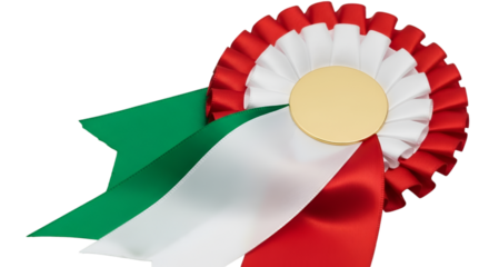 italian flag ribbon