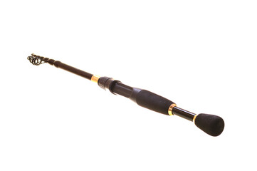 fishing rod isolated on white background