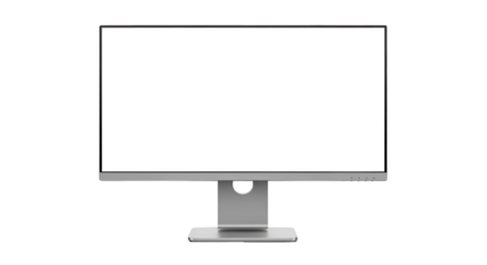 lcd monitor isolated