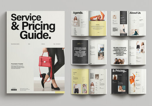 Service & Pricing Guide Layout