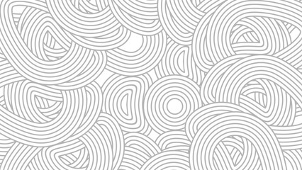 Abstract gray and white line art pattern background. Clean and minimalist geometric design. Modern minimalist wallpaper for textile, cover, and graphic design.
