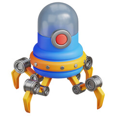 Nanobot 3D Illustration