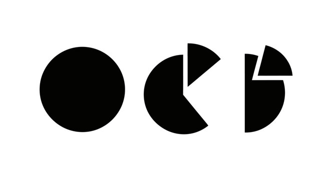 Abstract Geometric Circle Vector Logo Icon Set for Modern Minimalist Branding - Powered by Adobe