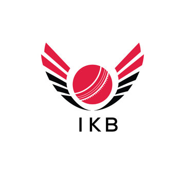 IKB Cricket Company logo. IKB Tournament and Team logo design and business. IKB Branding Design best icon.

