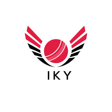 IKY Cricket Company logo. IKY Tournament and Team logo design and business. IKY Branding Design best icon.
