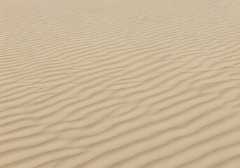 Obraz premium Soft Beige Sand Ripple Texture Background