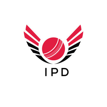 IPD Cricket Company logo. IPD Tournament and Team logo design and business. IPD Branding Design best icon.
