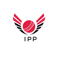 IPP Cricket Company logo. IPP Tournament and Team logo design and business. IPP Branding Design best icon.
