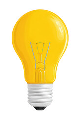Bright Yellow Light Bulb