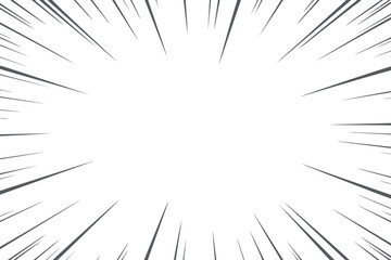 Subtle Gray Speed Lines Explosion Background for Dynamic Visuals and Graphic Storytelling