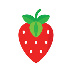 Obraz premium Stylized Red Strawberry