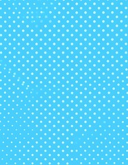 Light-blue background with small white dots