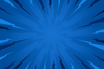 Dynamic Blue Lightning Burst: Abstract Background for Design Projects