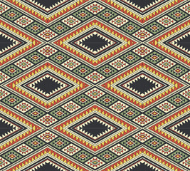 Tribal retro seamless pattern