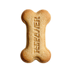 dog bone isolated on white