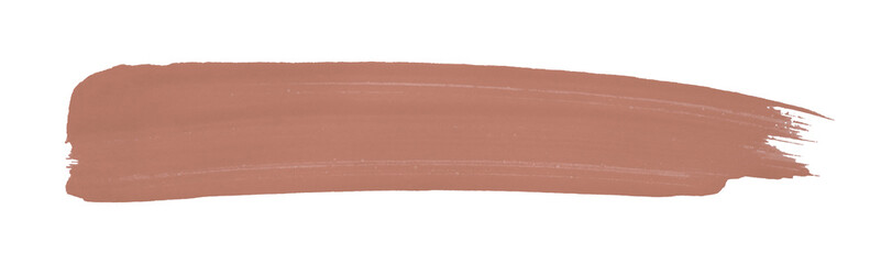 brown watercolor background. Artistic hand paint. Isolated on transparent background.