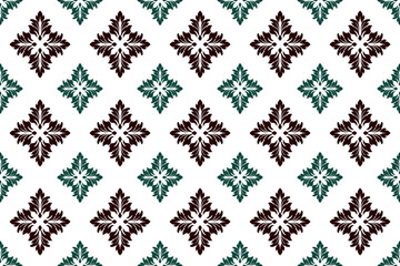 Damask seamless pattern, seamless vector pattern, geometric pattern, motif, background, decorative pattern, wallpaper, art ornament, fabric, vintage.

