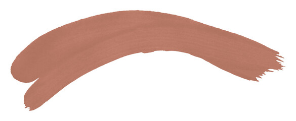 Abstract brown watercolor background. Hand drawn artistic style. Isolated on transparent background.