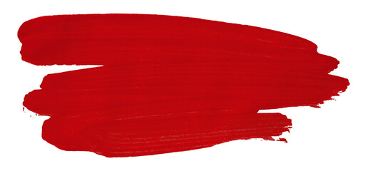 Abstract red watercolor background. Hand drawn artistic style. Isolated on transparent background.