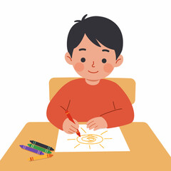 Vector Minimalist SVG Icon Set with Geometric Shapes and Flat Design Style in Bright Colors