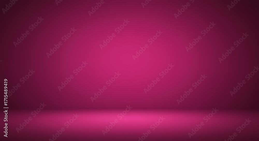 Poster abstract pink studio background with gradient.