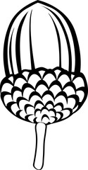 silloute acorn