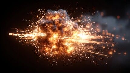 Fototapeta premium Explosion effect