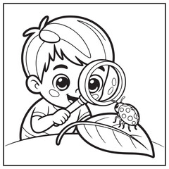 Chibi Boy Coloring Pages