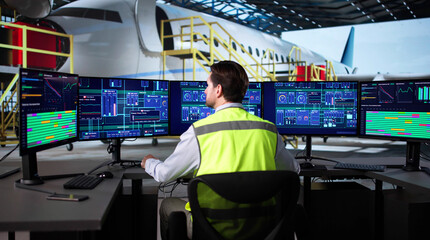 Skilled Aircraft Mechanic Ensuring Efficient Aviation Maintenance