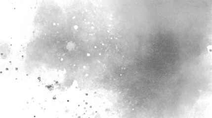 Abstract Gray Watercolor Ink Splatter Texture Background