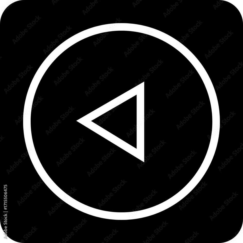 Poster restart reboot icon for resetting systems and applications