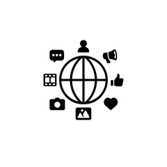 vector illustration of a symbol of the world