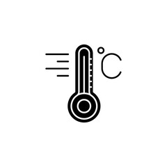vector thermometer icon