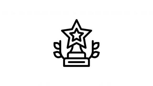 trophy animated icon