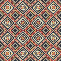 seamless geometric pattern with geometric elements