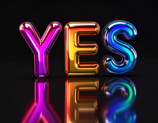 Radiant Reflections of Love: yes name A Neon Dreamscape