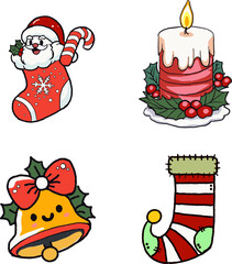 christmas drawing design for templates.