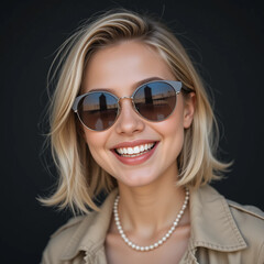 Women fashion abstract blue background HD 8K wallpaper Stock Photographic Image