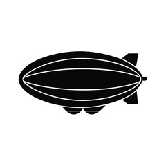 Blimp Icon Vector Illustration