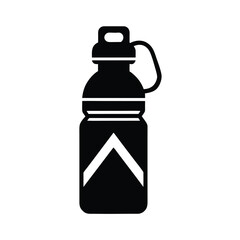 Hiking Water Bottle Icon Vector Illustration