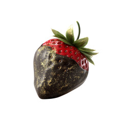 Gourmet Chocolate-Covered Strawberry with Gold Dust