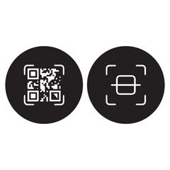 Set of digital scanning qr code