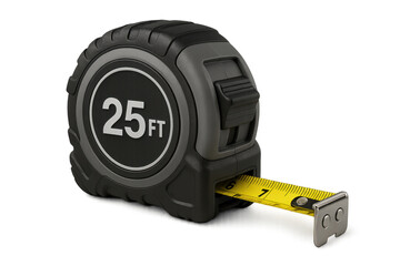 Retractable tape measure for construction measuring length