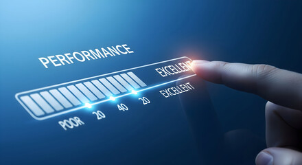 Achieve excellent performance with a touch on this digital progress indicator