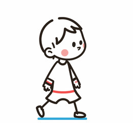 little girl with a heart