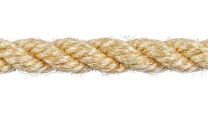 Beige and White Twisted Rope Texture on Black Background