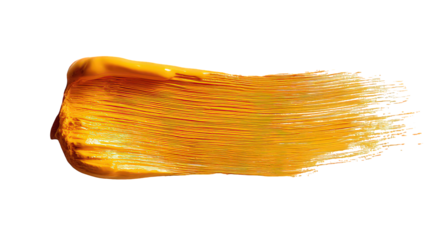 Golden Yellow Brush Stroke Abstract Paint Texture