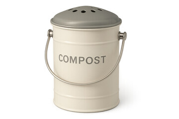 Compost bucket reducing kitchen waste for sustainable living